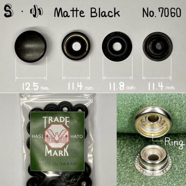 S. Mate Black - 12.5 mm